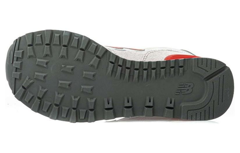 New Balance Женская обувь 574 серии Серо-красного цвета WL574WNB