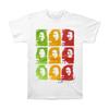 Bob Marley Faces T-shirt Small White