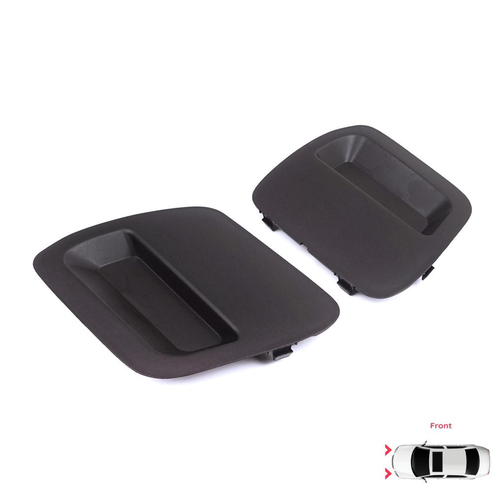 ESP1195 Front Bumper Tow Bar Hook Eye Cover Set Black for Renault Dacia Duster MK2 HM 2017-2023 511804555R