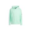 Adidas Solid Color Hooded Pullover Sweatshirt Men Tops Green HS5610