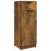 Bathroom Cabinet Smoked Oak 32 x 34 x 90 cm Particleboard