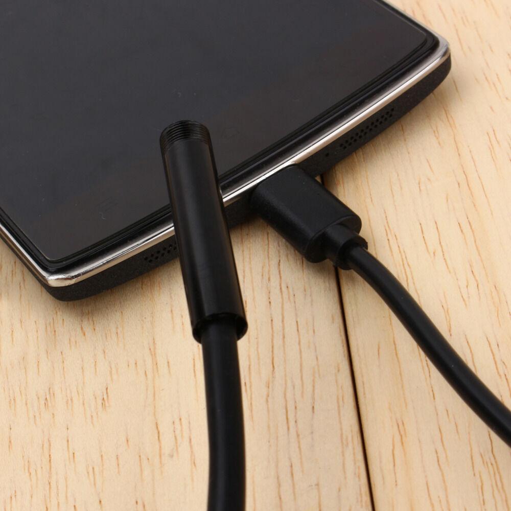 OTG 7мм USB Эндоскоп Инспекционная Камера Бороскоп Водонепроницаемый 6 Светодиодов Для Android