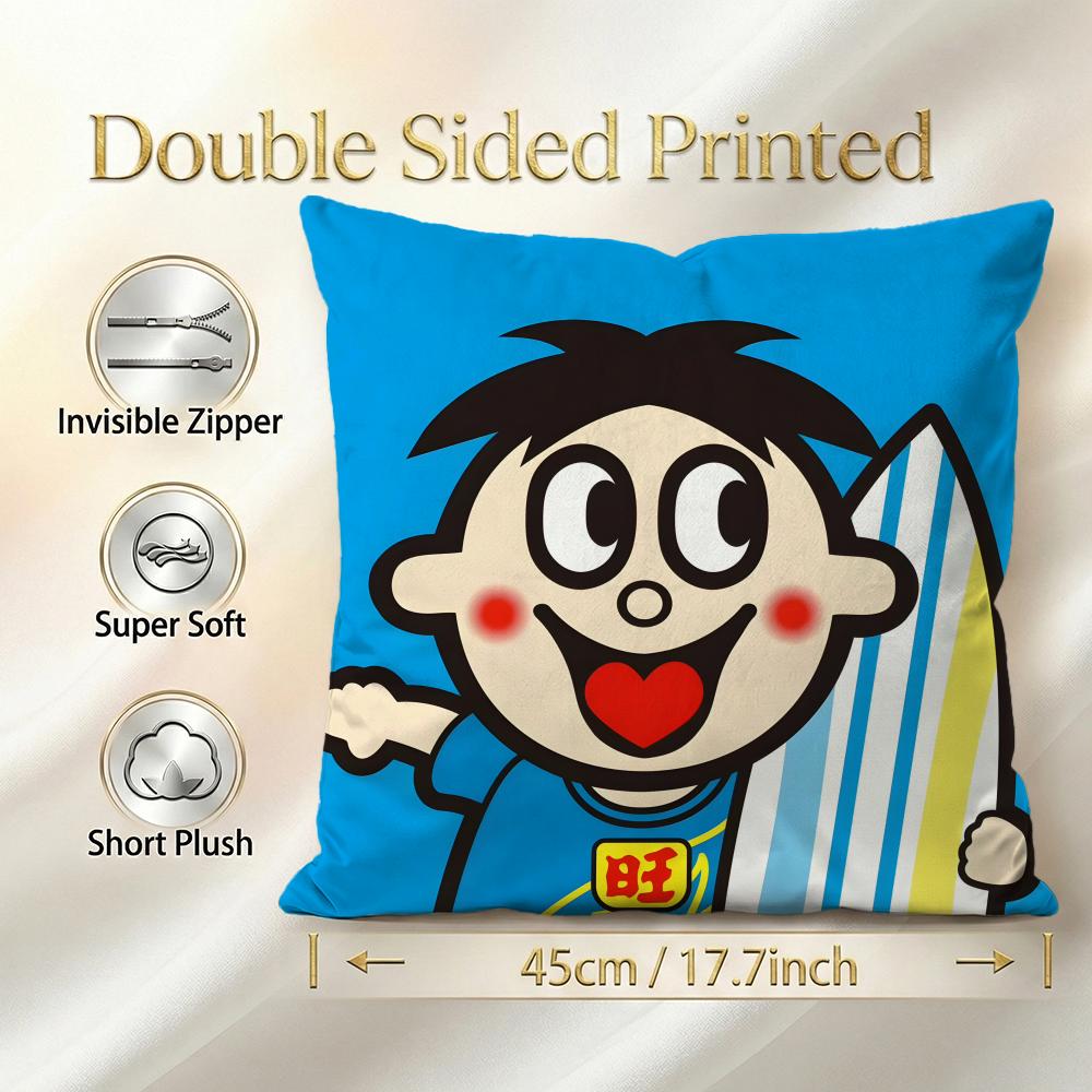 Brand Wangzai Cushion Cover Decorative Cushions Covers Cover Sofa 50X50 Pillow 4 Piece 45X45 40X40 Pillowcase