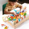 Wooden Pretend Play Kitchen Toys Simulation Food Kids Pretend Cooking Toy  Toddlers Boys Girls