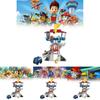 Paw Patrol Toy Set For Kids With Pullbackpolice Cars And Figures For Children Playtime
