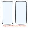 Car Rearview Accessories Replace The Rearview Mirror Lens For Mitsubishi Canter Fuso FE FB FG 2012 2013 2014- Decoration