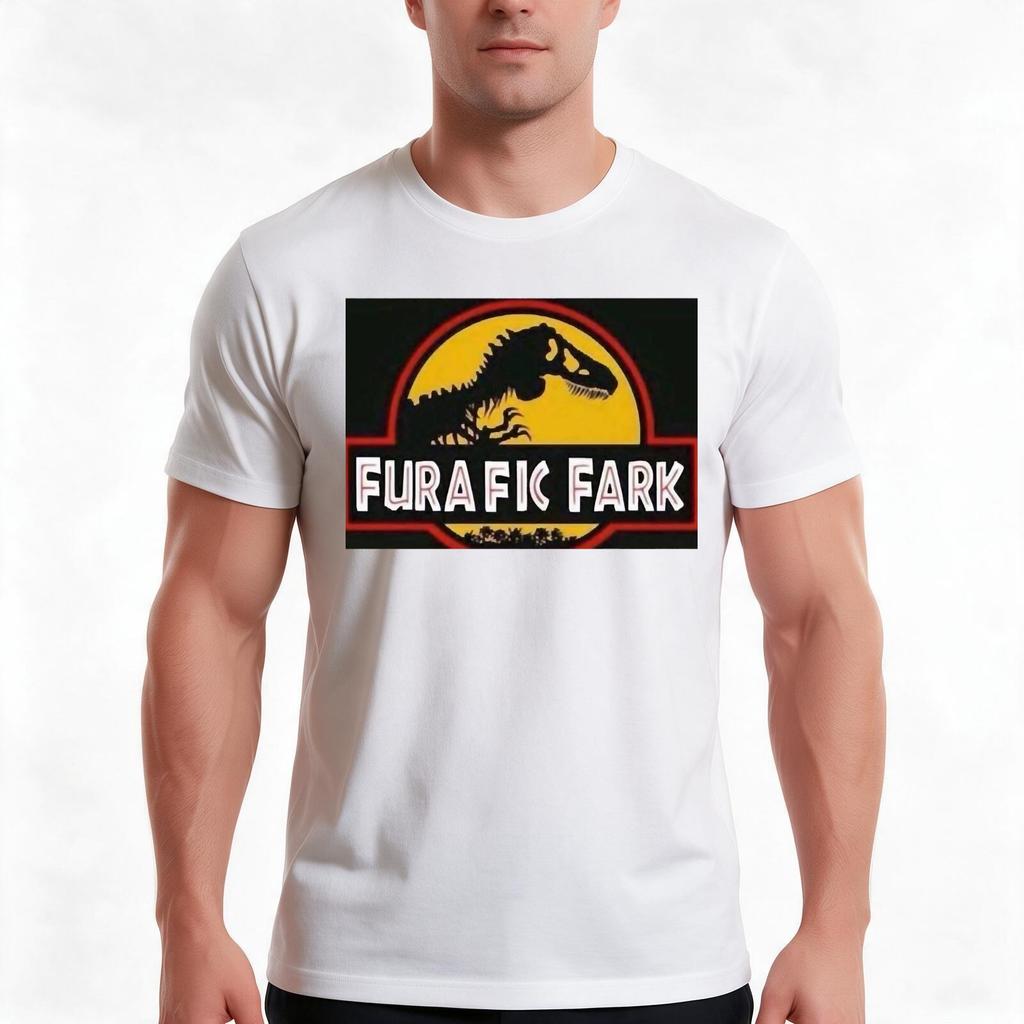 Furafic Fark TShirt Summer Casual Cotton Tee Oversized Streetwear Tops Vintage Graphic Print Loose Fit Short Sleeve