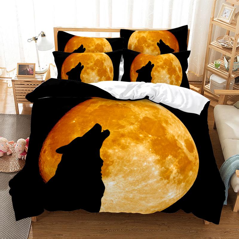 3D High-definition Digital Printed Bedding Set Planet Figure Duvet and Pillowcase 2/3 Pieces AU/EU/US Full Size Home Decoration