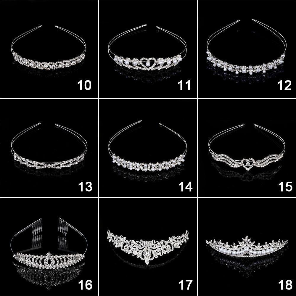 Girls Wedding Party Headdress Crown Headbands Fashion Hair Accessories Princess Tiara Headpieces