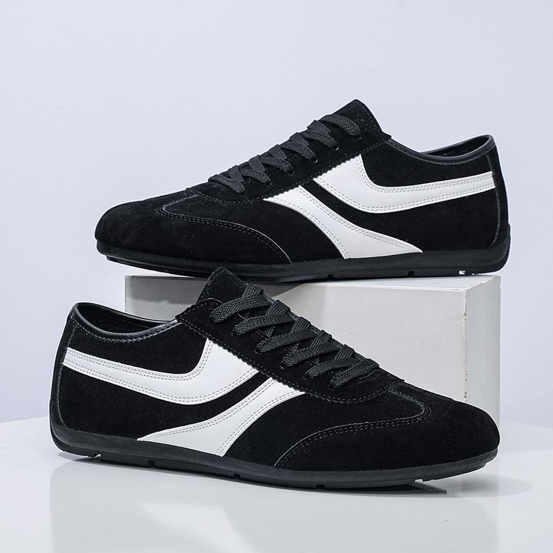 Men's Casual Shoes Fashion Retro Flat Shoes Lace-up Spring Autumn 2025 Fashion Non Slip Comfortable Men's Casual Sports Shoes