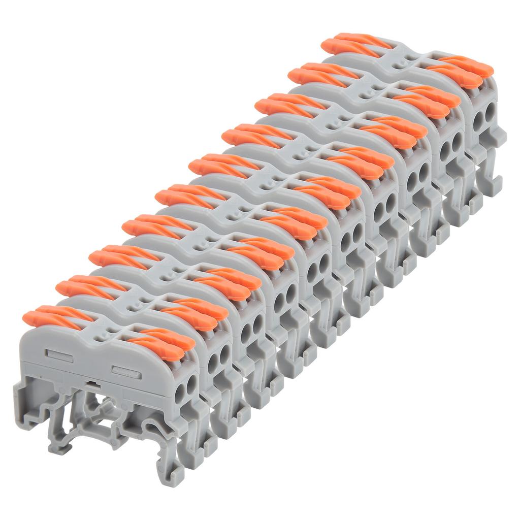 DIN Rail Type Lever Wire Connector Wire Splicing Connectors Electrical Cable Terminal for Circuit