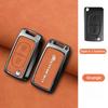 ALC1  Zinc Alloy Leather Car Key Case Cover For Citroen C1 C2 C3 C4 C5 C6 C4L Berlingo Picasso Jumpy Nemo Aircross Sega C5 X Accessori