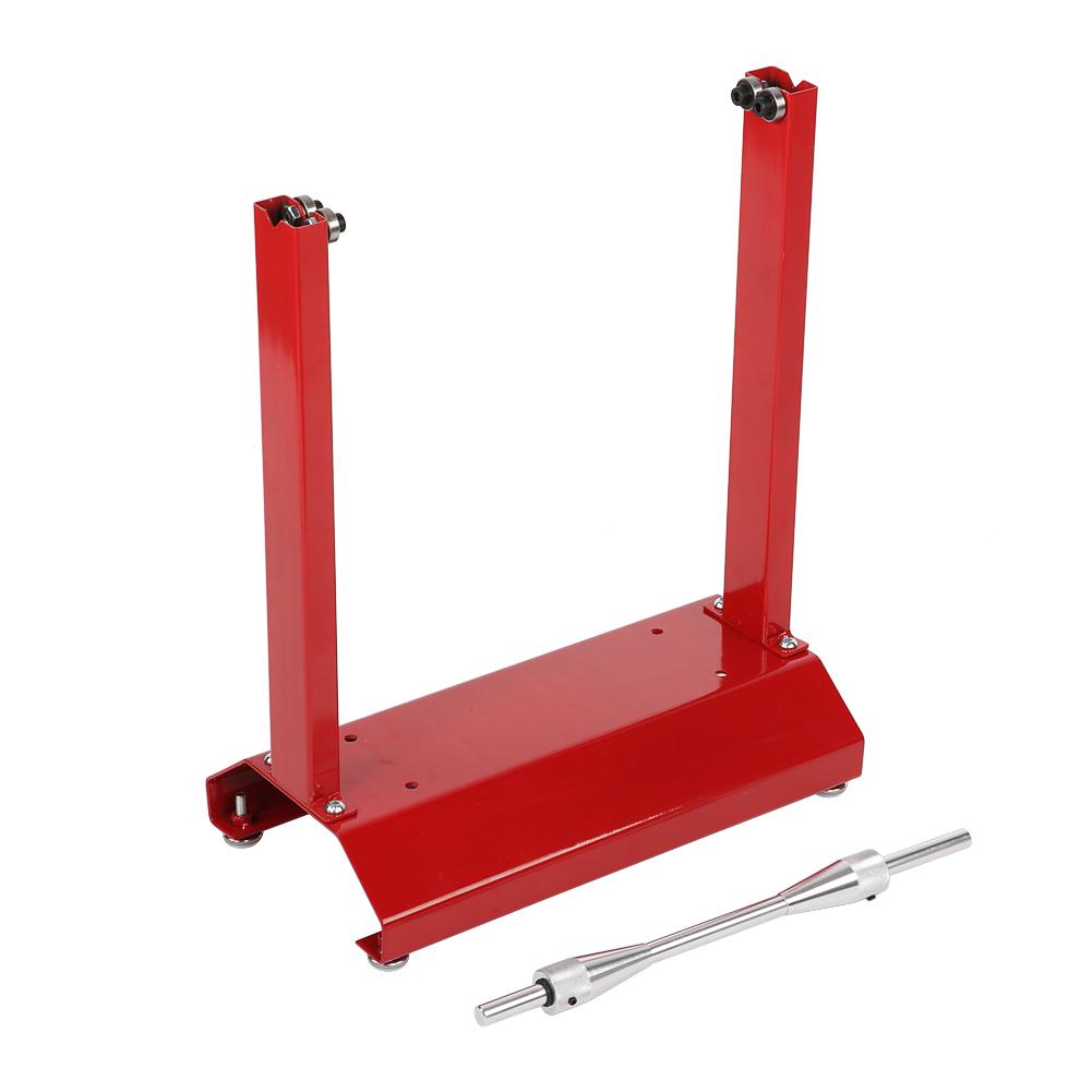 Motorcycle Red Wheel Balancer Balancing Stand Maintenance Rack