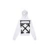 Off-White Spray Paint Arrow Print Hoodie Men Tops White OMBB037R20E300150110