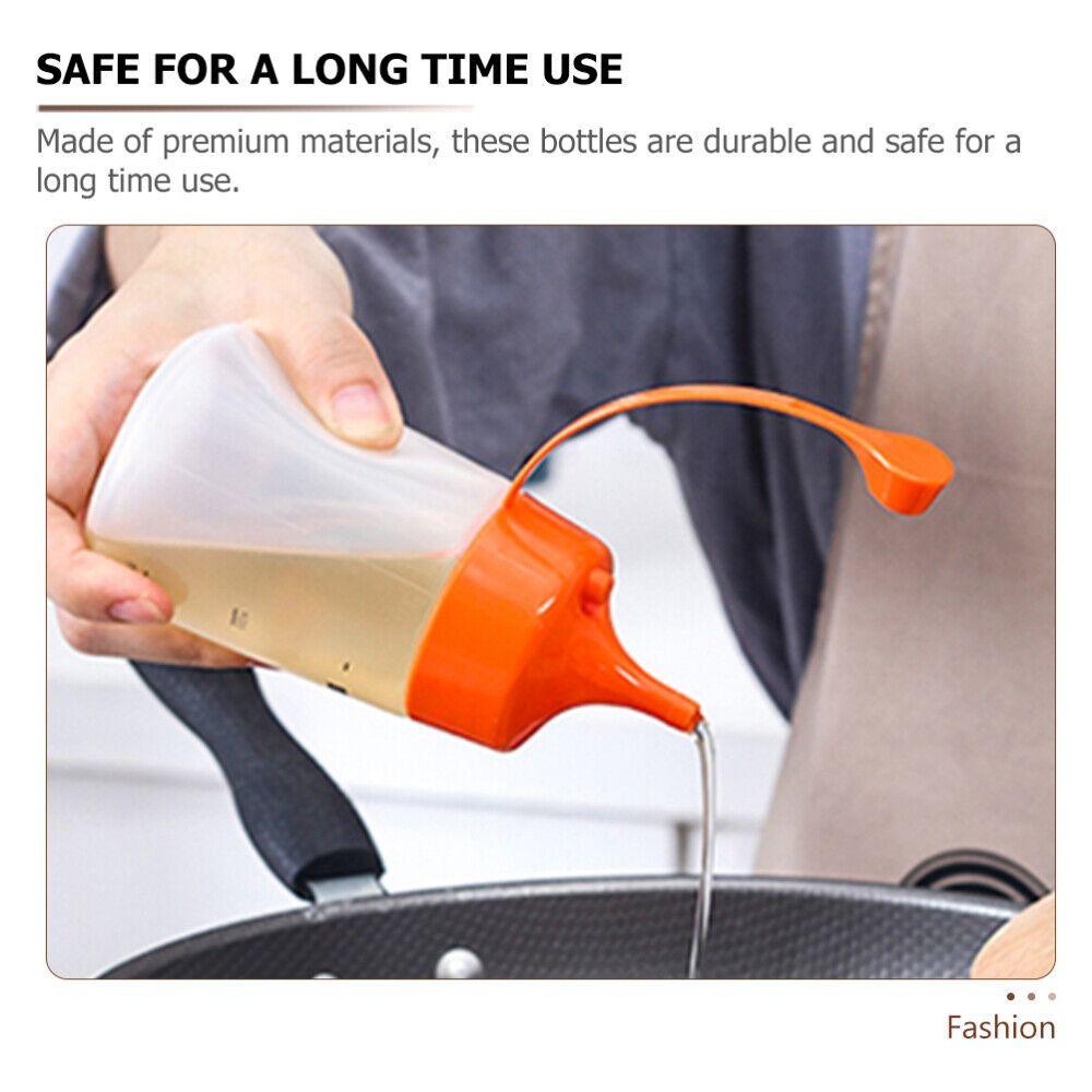 Transparent Squeeze Sauce Bottle Plastic Squeeze Bottle New Mini Condiment Bottle