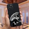 Jujutsu Kaisen Gojou Satoru Luxury Phone Case for iPhone 11 13 Shell for iPhone 12 Pro Max X XR XS 7 8 Plus SE 2020 Black Cover