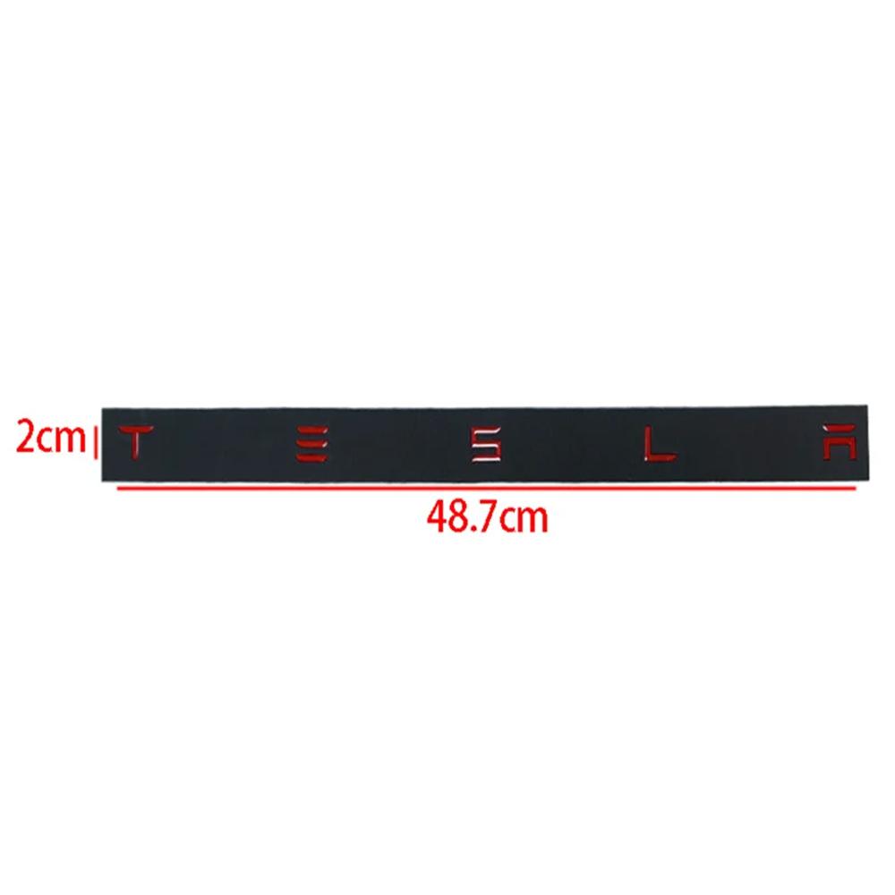 JDFN3 Metal Car Front Hood Rear Trunk Badge Sticker Decoration for Tesla Model 3 S X Y Roadster Auto Emblem Exterior Decal Accessories