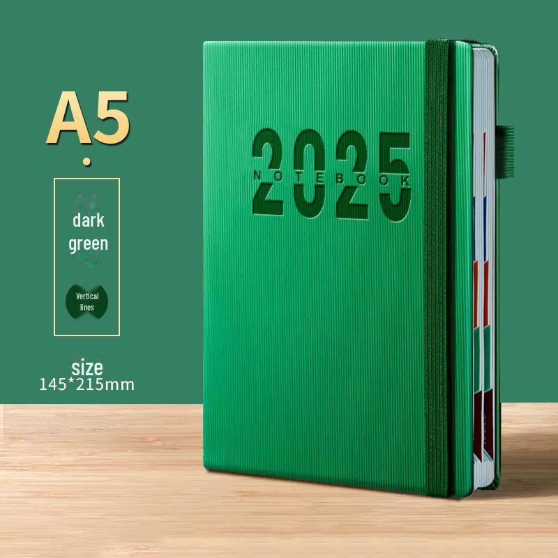 Двуязычный планировщик 2025 года: Англо-испанская тетрадь для годового, ежемесячного и еженедельного планирования