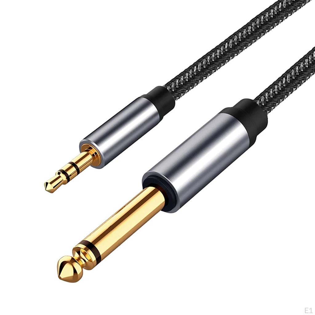 1/4 Inch TS To 3.5mm TRS Cable, 1/8 Stereo for Guitar