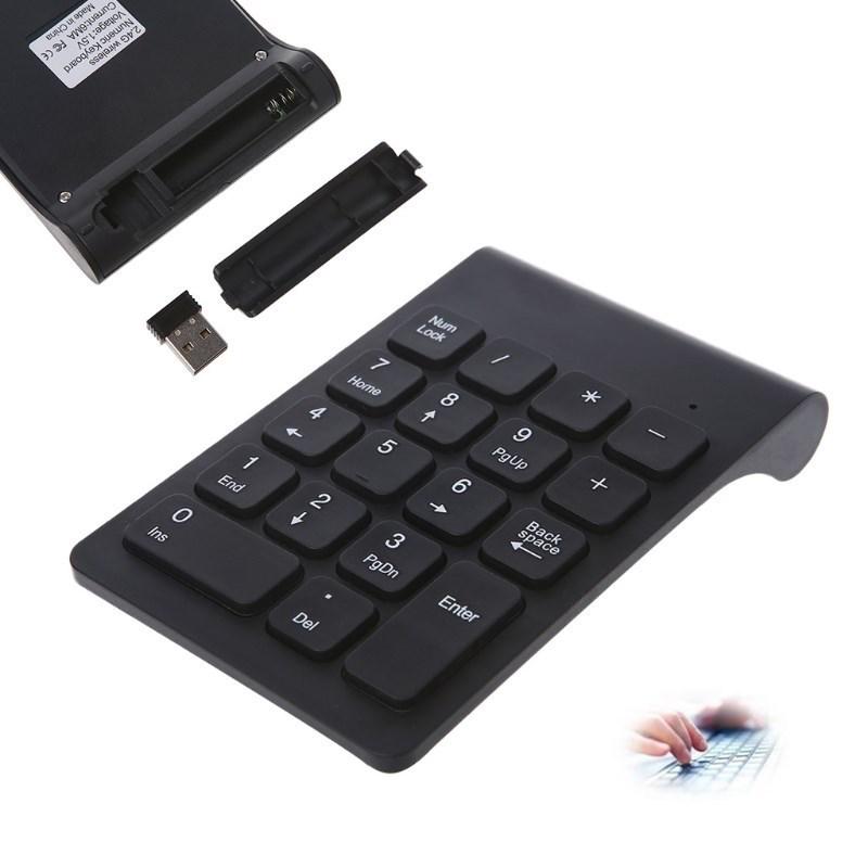 Новая 2,4G беспроводная USB цифровая клавиатура