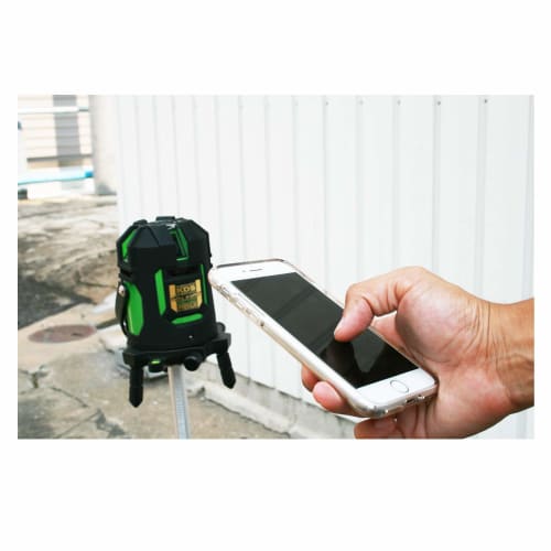 Muratec KDS Electronic Leveling High-Brightness Laser Level, Real Green, Main Unit, Receiver, and Tripod, DSL-93RGNRSA