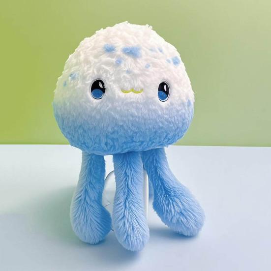 Мягкие игрушки медузы, плюшевые игрушки медузы для детей, девочек, мальчиков, взрослых, подарок на день рождения, рождество, хэллоуин, мягкие игрушки морских животных, плюшевые игрушки