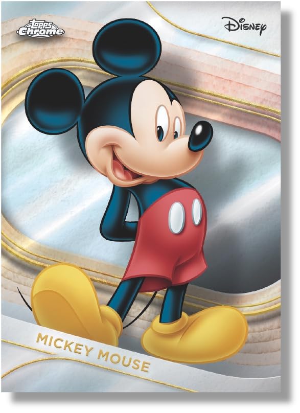 Topps 2025 Chrome Disney Value Box карты по 7 пакетов на - (4 шт., коробка).