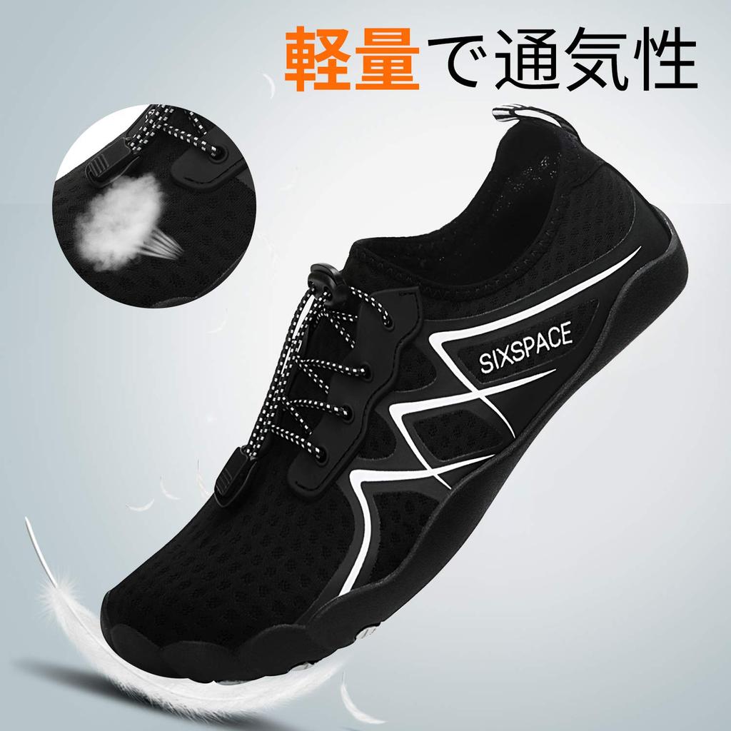 Обувь Marine Water Aqua Beach [SIXSPACE], Обувь, Обувь, Обувь, Кроссовки, Йога, Сноркелинг, Амфибии, Легкие, Воздухопроницаемые, Черные, 27,5 см