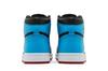 Women's Sneakers Jordan 1 Retro High NC to Chi (Women's) Black/Dark Powder Blue-Gym Red
