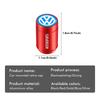 2026 Hot Valve Stems Caps 4pcs Car Wheel Tire Valve Caps Air Stem Covers Auto Parts For Volkswagen VW Scirocco Passat Polo B5 B6 B7 CC Ti