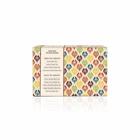 Octavius Cinnamon Anise Green Tea, Strong Immunity Blend with Antioxidants of Green Tea - 50 Enveloped Tea Bags