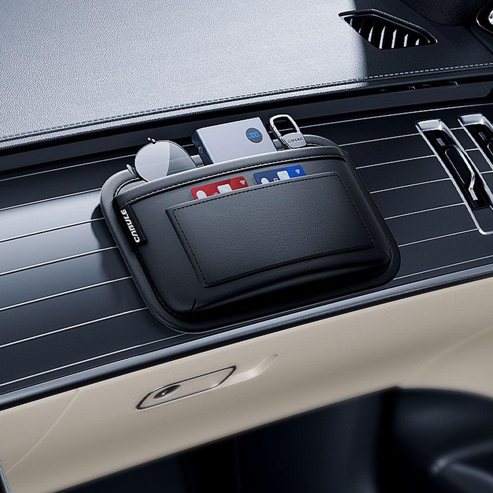 Reserved Car Seat Side Pocket Organizer PU Leather Car Purse Bag Interior Accessories