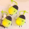 Cartoon Luminous Firefly Plush Doll Bag Pendant Toy Couple Keychain Hanging Ornament Kids Birthday Gift