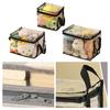 3PCs Durable PVC Toy Organizer Bags Transparent Waterproof Storage With Handles For Blocks Books Board Games