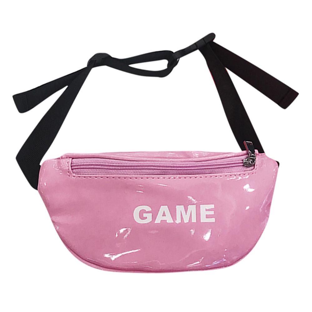 Студенческая уличная детская сумка через плечо для мальчиков и девочек с буквенным принтом, нагрудная сумка, сумка для телефона