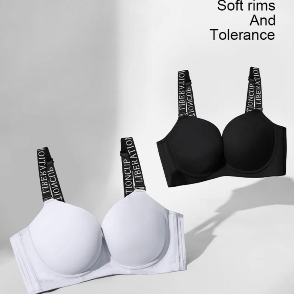 Ультратонкий бюстгальтер с полной чашкой для маленькой груди. Пуш-ап и контроль боковой части груди.