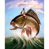 Алмазная картина с узорами Рыба Алмазная вышивка Иконы Стразы Алмазная мозаика Наборы страз