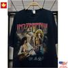 Винтажная футболка Led Zeppelin, Графическая футболка с изображением рок-легенды, Подарок для фаната, Унисекс футболка