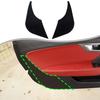 Glossy Piano Black Interior Door Panel Trim Sticker For Jaguar F-Type X152 13-24