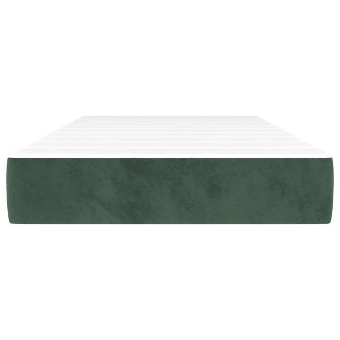 VidaXL Matelas de lit à ressorts ensachés 80x220 cm epaisseur 20 cm velours,matelas,matelas de lit,matelas à sommier tapissier,meubl