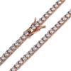 18K Rose Gold Plated 7 Inch Tennis Bracelet Women Jewelry Lobster Clasp Bracelet [3MNSCD]