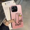 Смешной Прозрачный Парный Чехол с Котами для Xiaomi Redmi A5 9C A1 A2 Plus K60 10C 14C 12C Note 9 10 13C 9T Задняя Крышка Телефона