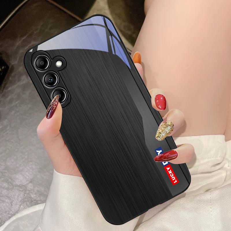 Зеленый под дерево Для Samsung Galaxy A14 4G 20 30 52 20S 21S 22 A32 33 34 42 50 51 53 54 70 71 72 73 5G Стеклянный чехол для телефона