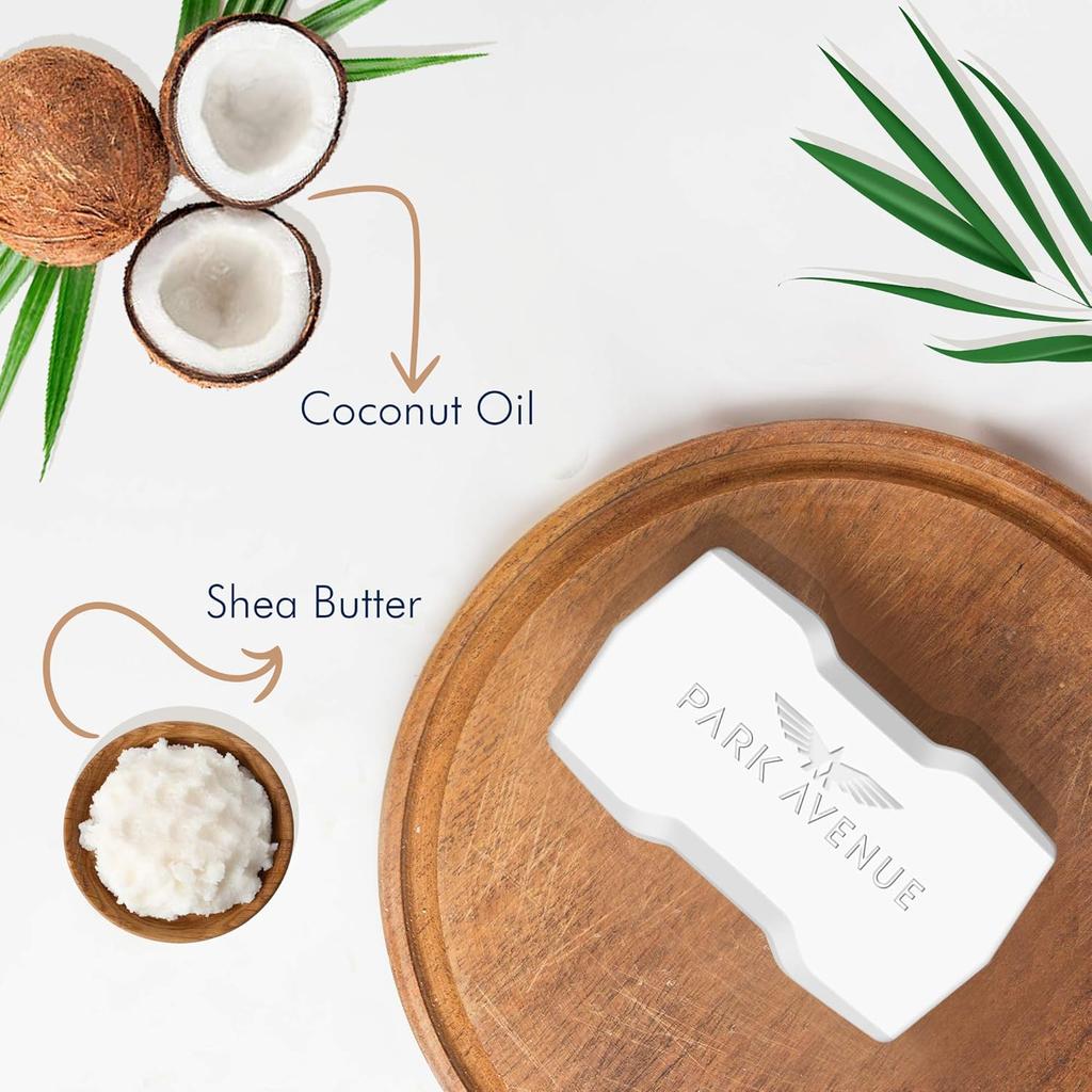 Park Avenue Premium Men’s Soaps Pure Luxury 125g X 4N Hydrating Bath Soap Moisturizing Fragrance