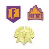 Fortnite Game Alpaca Parachute Keychain Metal Badge Pendant Fans Gift Cosplay Props