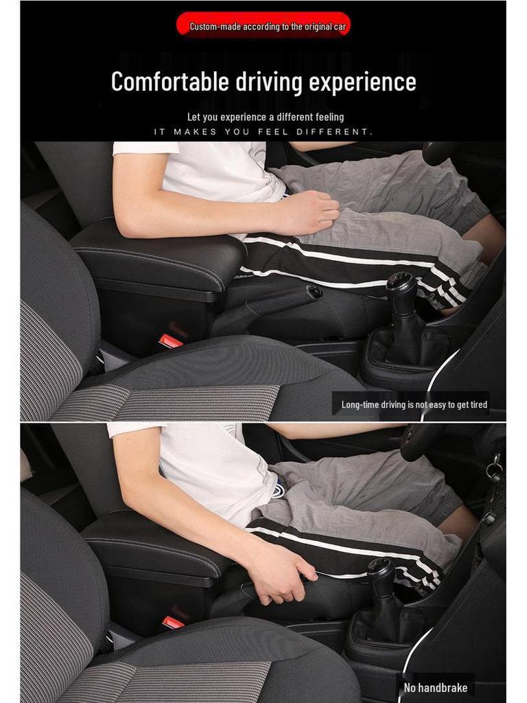 2018 VW Polo Бокс подлокотника и аксессуары для обновления центральной консоли 2017+