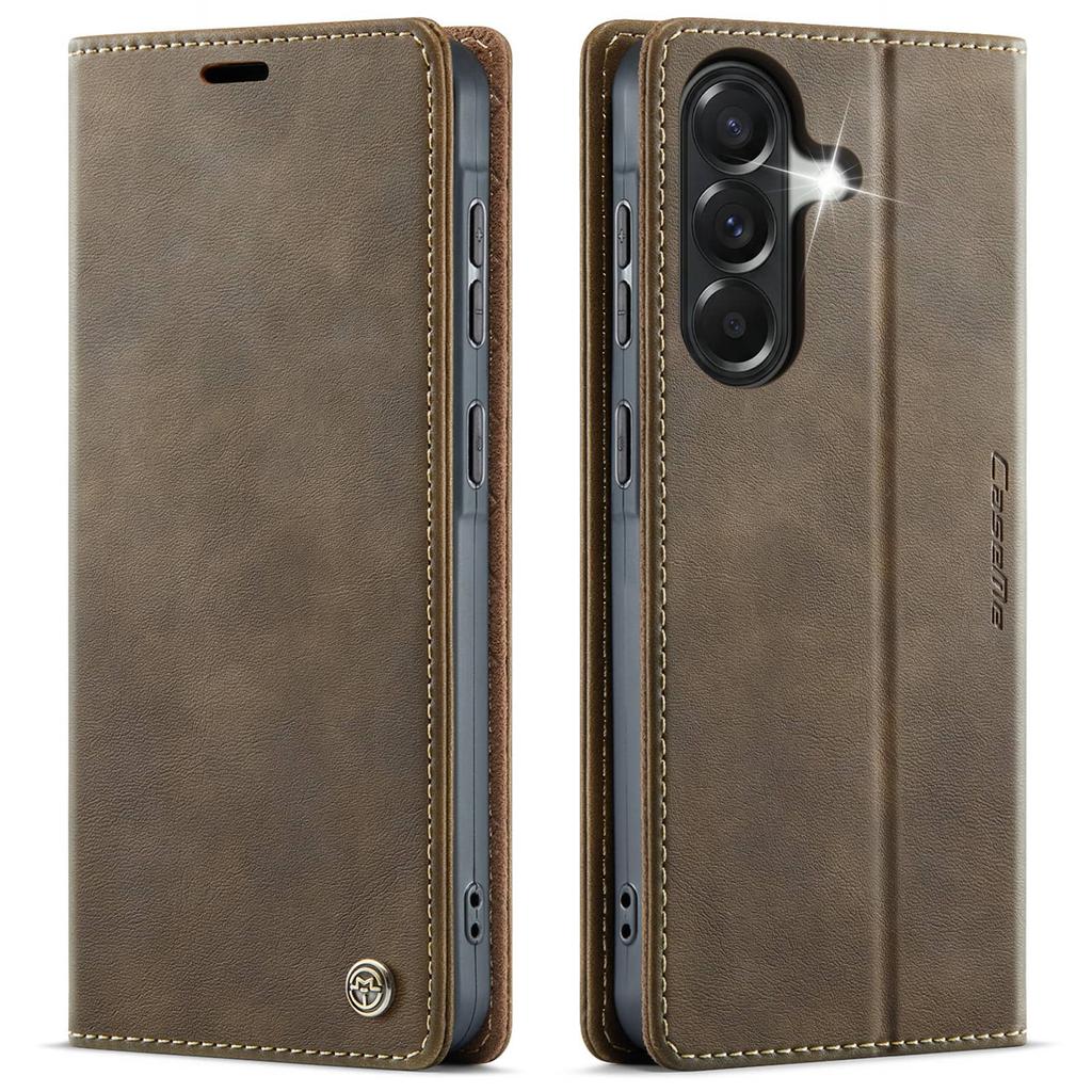 Для Samsung Galaxy A37 A57 Роскошный Кошелек Чехол Ретро Кожаный RFID Блокировка Держатель для Карт Магнитная Крышка-раскладушка Подставка Ударопрочный