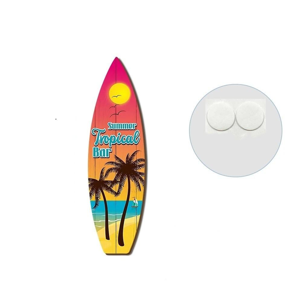 Retro Beach Surfboard Decor Colorful Wooden Surfboard Sign Funny Surfboard Ornaments Summer Home
