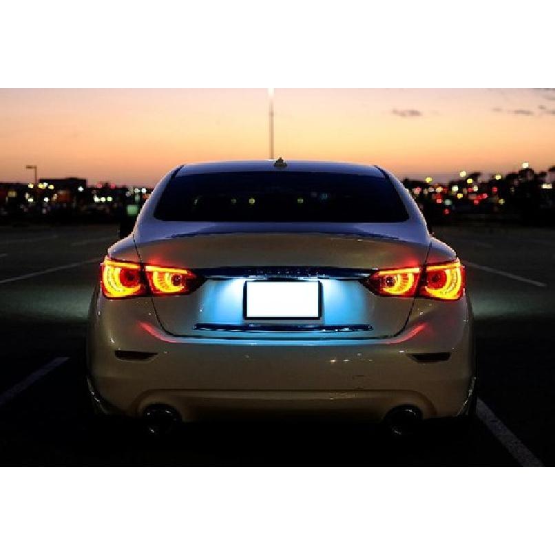 Aqua Ice Blue 18-SMD LED License Plate Light Kit For Infiniti Q50 Nissan Juke…