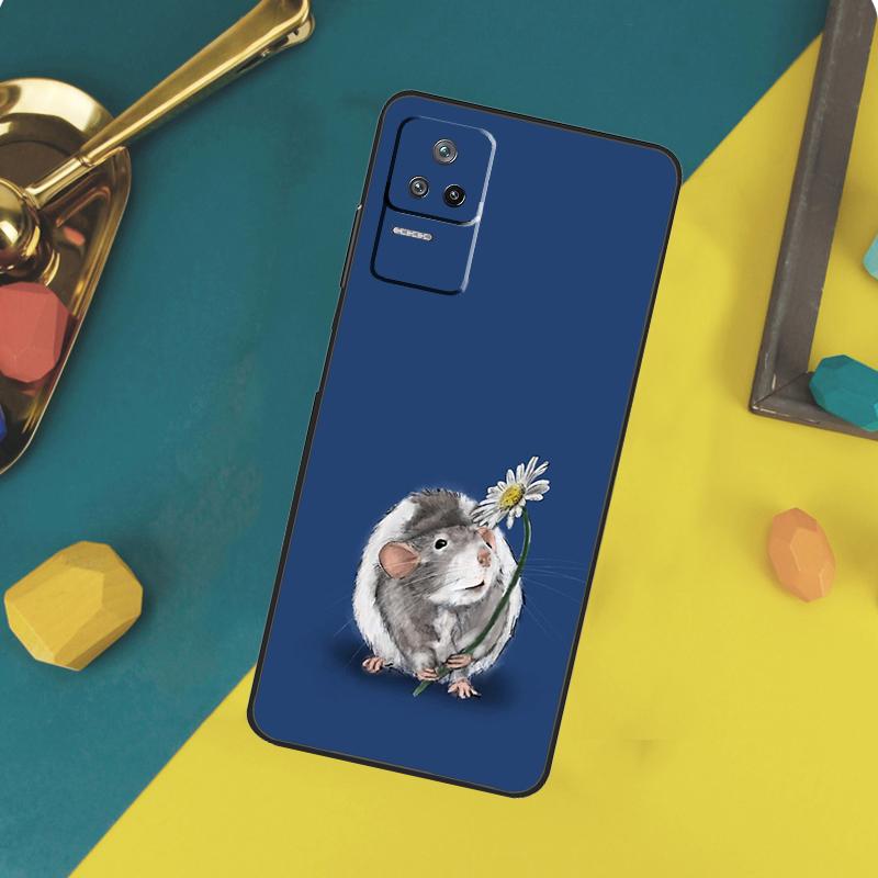 Чехол Мышь Крыса Для Xiaomi 14T Pro 11T 12T 13T 13 14 15 Ultra POCO X7 Pro X3 X5 X6 M6 F5 F6 Pro Funda